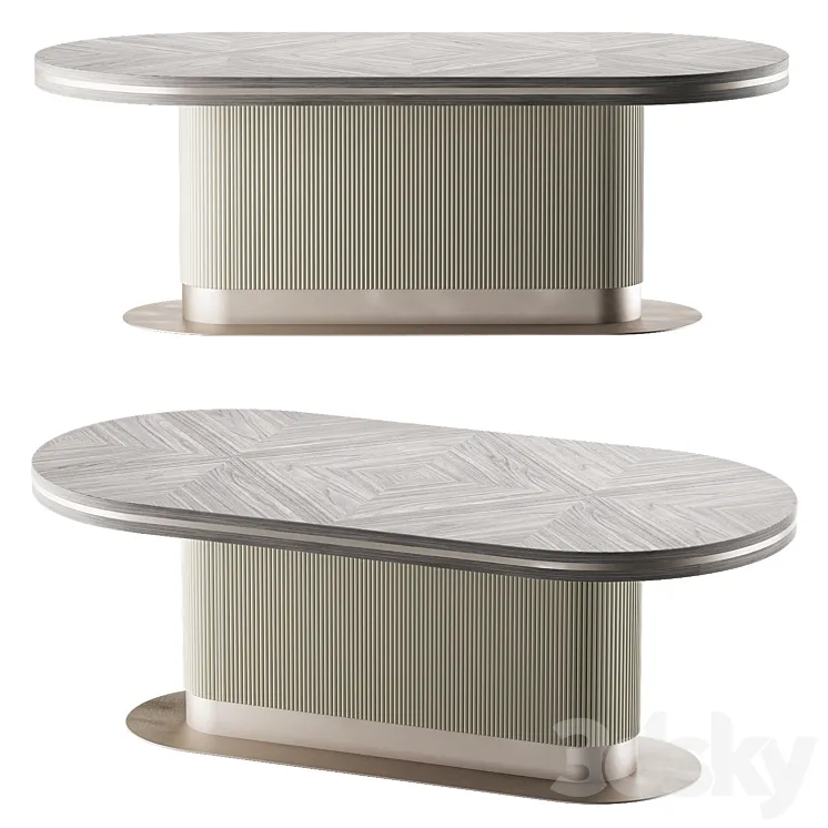 dining table CIPRIANI 3D Model Free