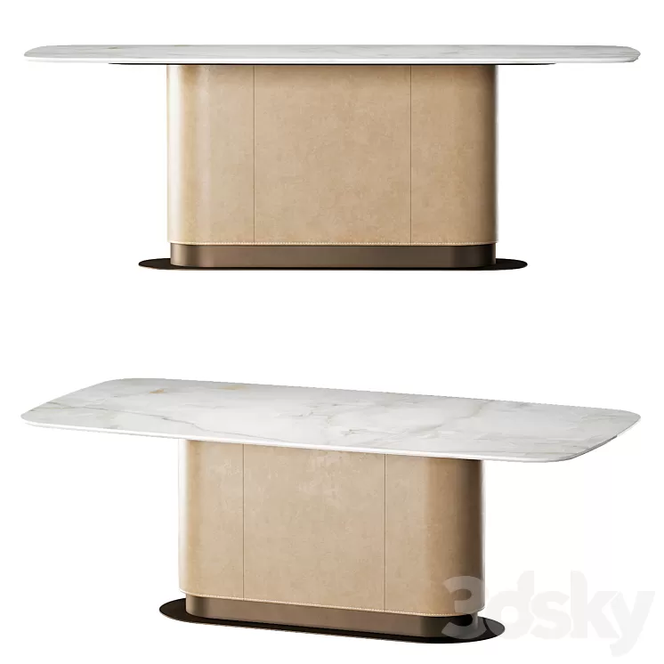 dining table CIPRIANI 3D Model Free