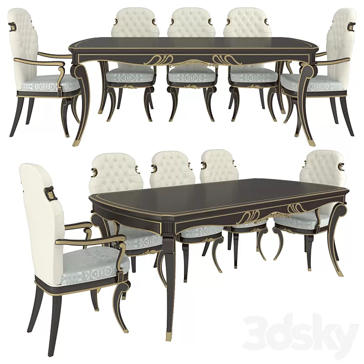 Dining Table Coll. C. Frandiss 2017 3D Model