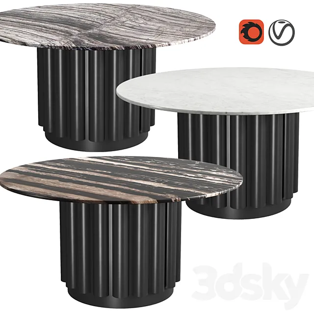 Dining table Eden Rock 3D Model