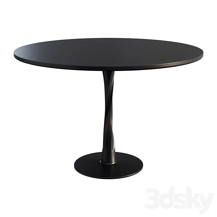 Dining table ETHNICRAFT TORSION ETTAFEL 3D Model Free