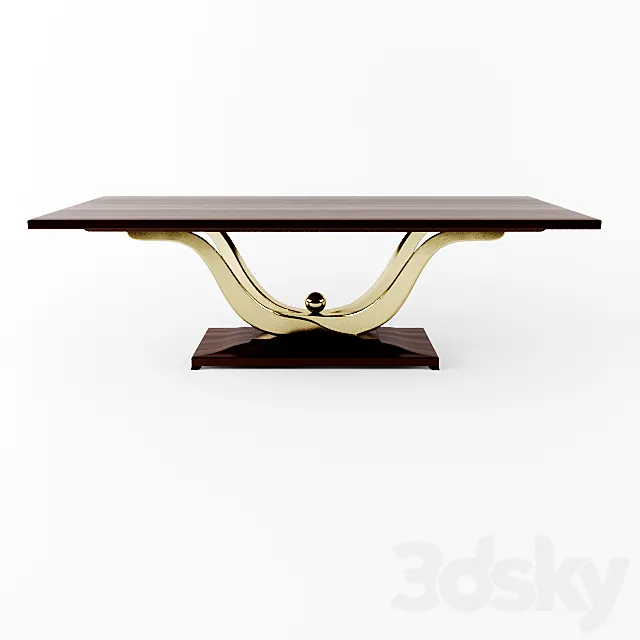 dining table - Fontain 3D Model