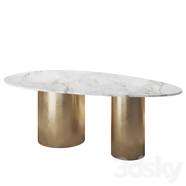 Dining Table FRIMONT by Cazarina Interiors 3D Model