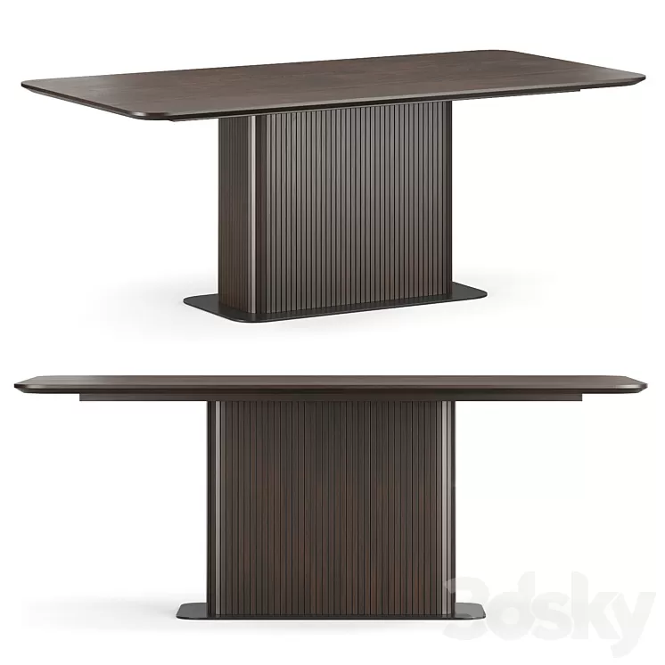 Dining table Glide rectangular Dantone Home 3D Model