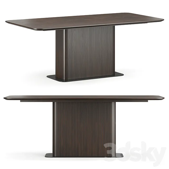 Dining table Glide rectangular Dantone Home 3DModel