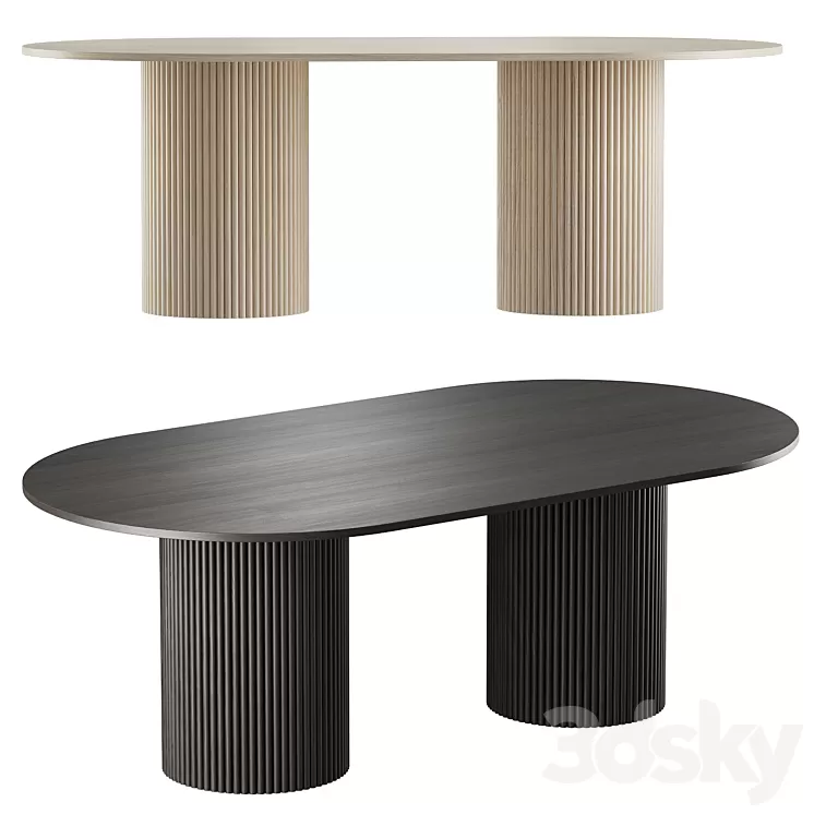 dining table Heikal cazarina int. 3D Model Free