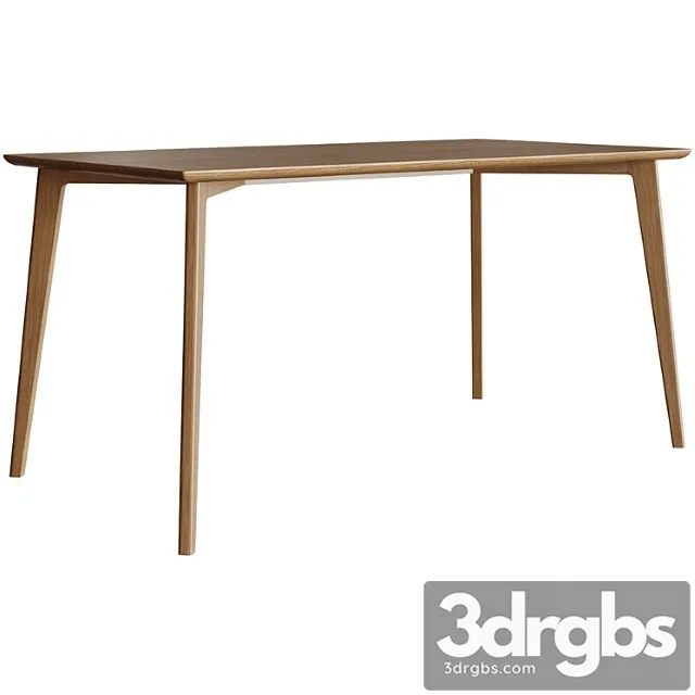 Dining Table Iggy Table 3D Model Free