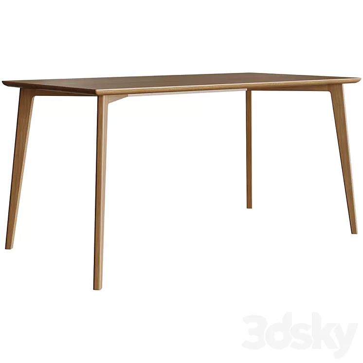 Dining table IGGY Table 3D Model Free Download