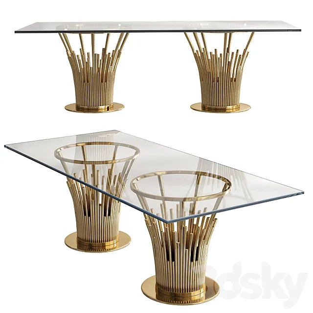 Dining Table Mauris 3D Model