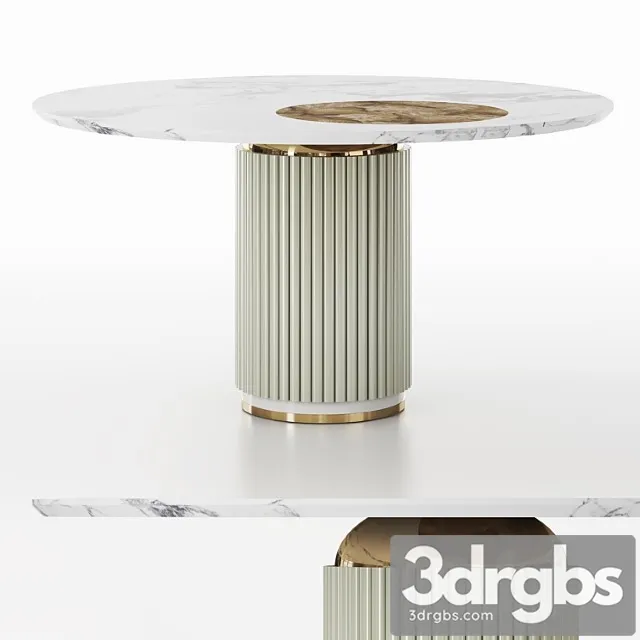 Dining Table Mulligan 3D Model Free