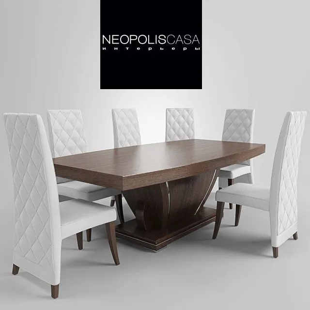 Dining table neopolis casa 3D Model