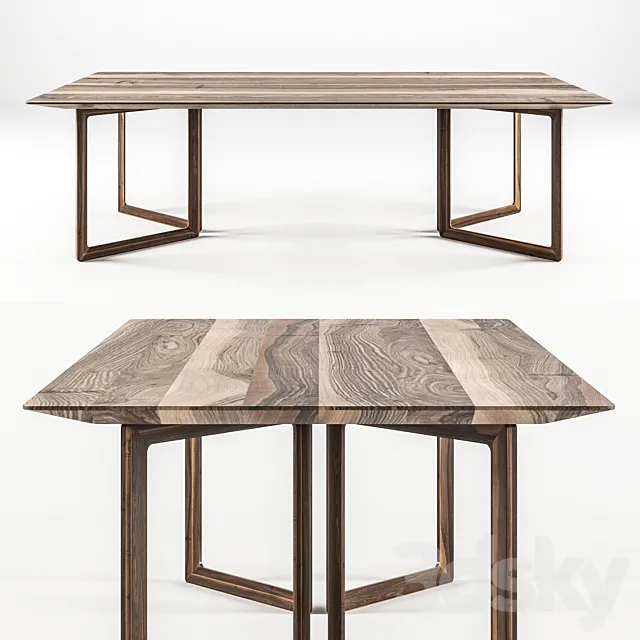 Dining table Opus Potocco 2019 893 _ TR 3DModel