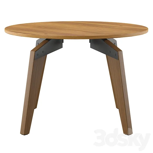 Dining table OSCAR ROUND by SK Design 3D Model