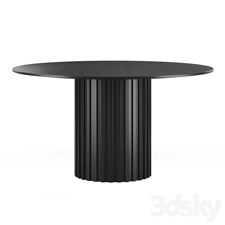 Dining table Pillar Hkliving 3D Model Free