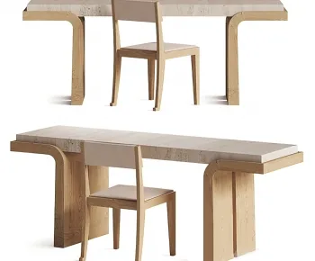 Dining Table Set - 3D - 003
