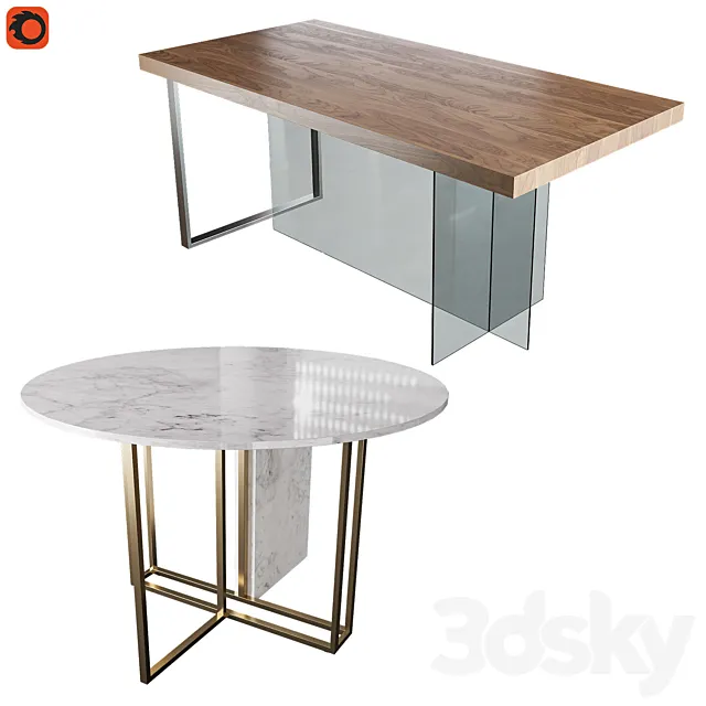 Dining table set 3DModel