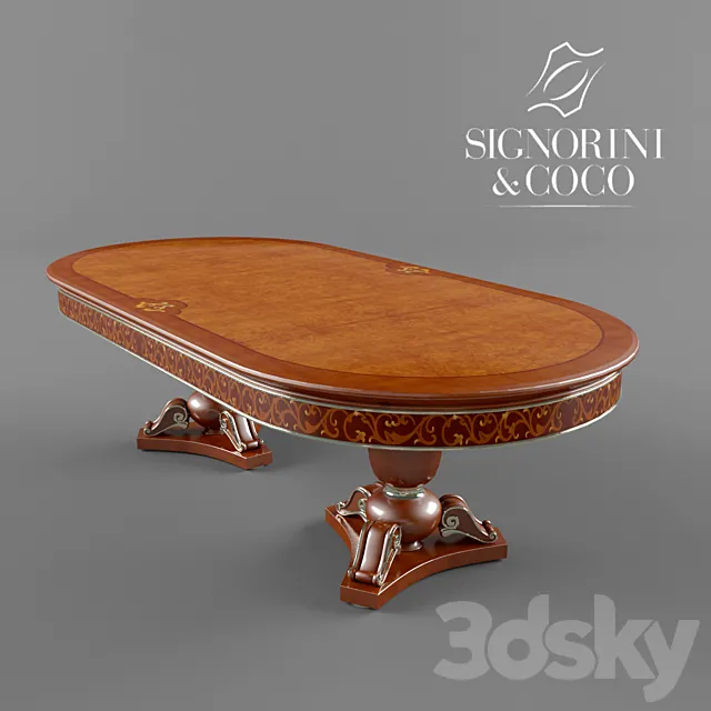 Dining table Signorini & Coco Bellagio 3D Model