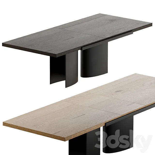 Dining table Silo by Luma 3D Model