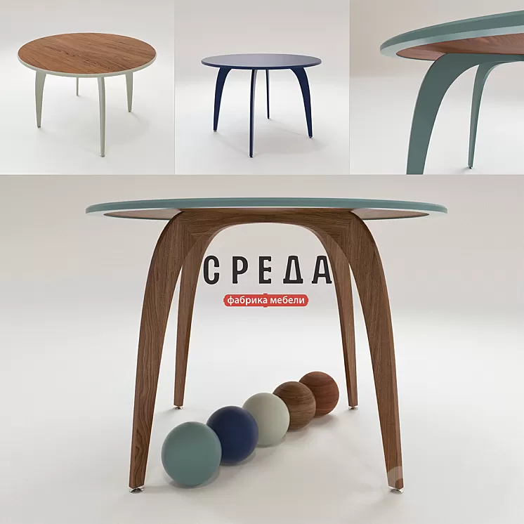 dining table SK1_K 3D Model