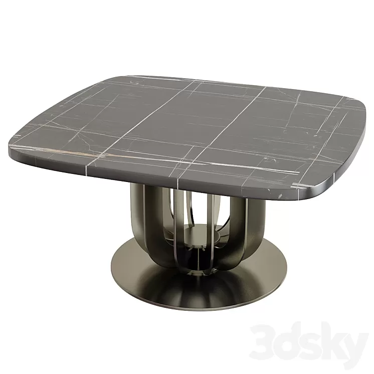 Dining table Soho Keramik Premium - Cattelan Italia 3D Model