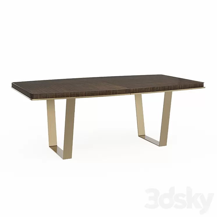 Dining table Streamline Dining Table 3D Model