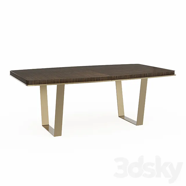 Dining table Streamline Dining Table 3DModel