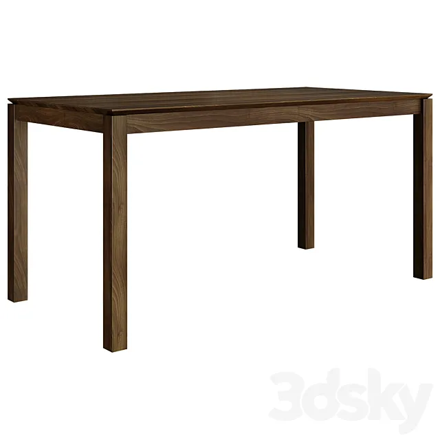 Dining table Taller Kitchen table 3D Model