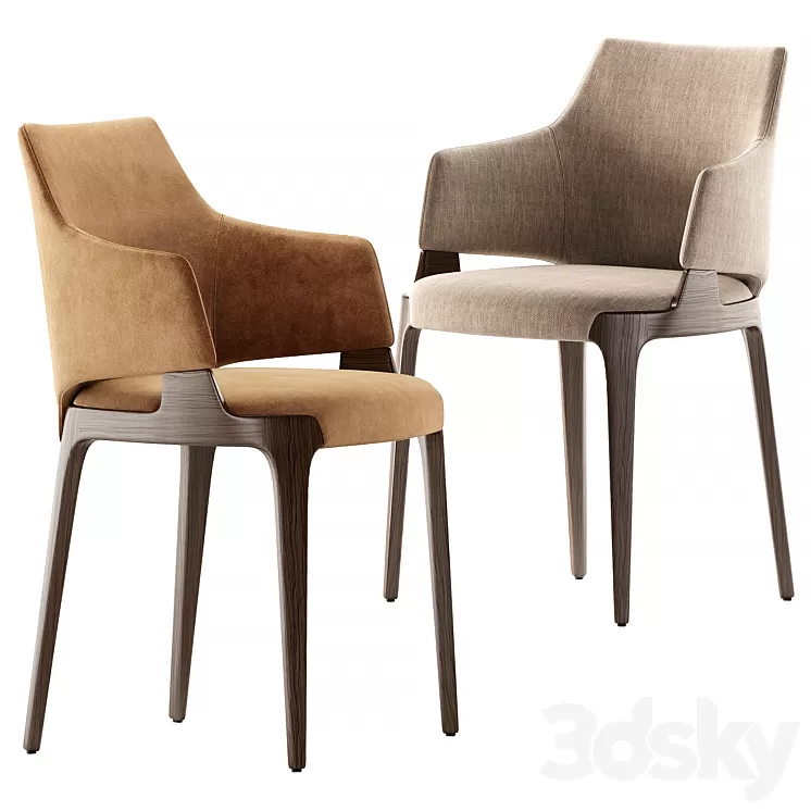 Dining Velis chair 3D Model