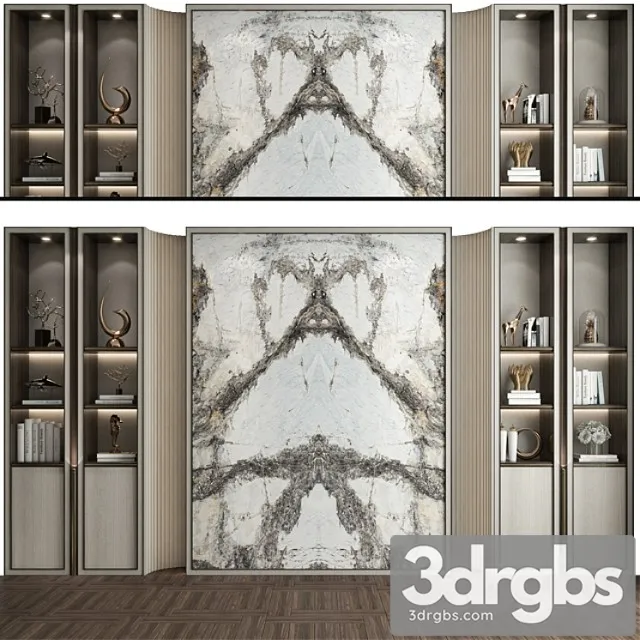 Dining Wall or TV Wall 3D Model Free