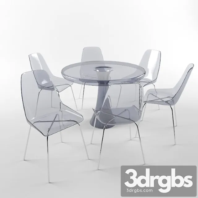 Dinner Set 1 3D Model Free
