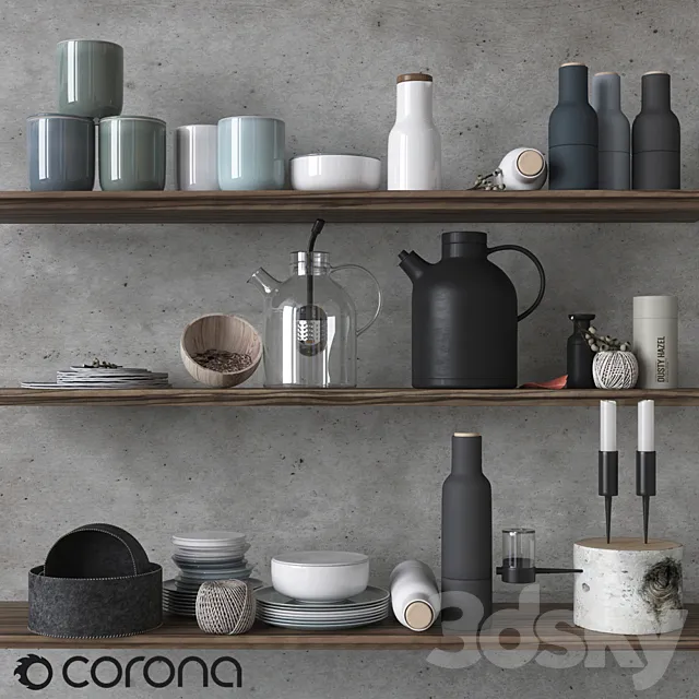 Dinnerware by New Norm 3D Model