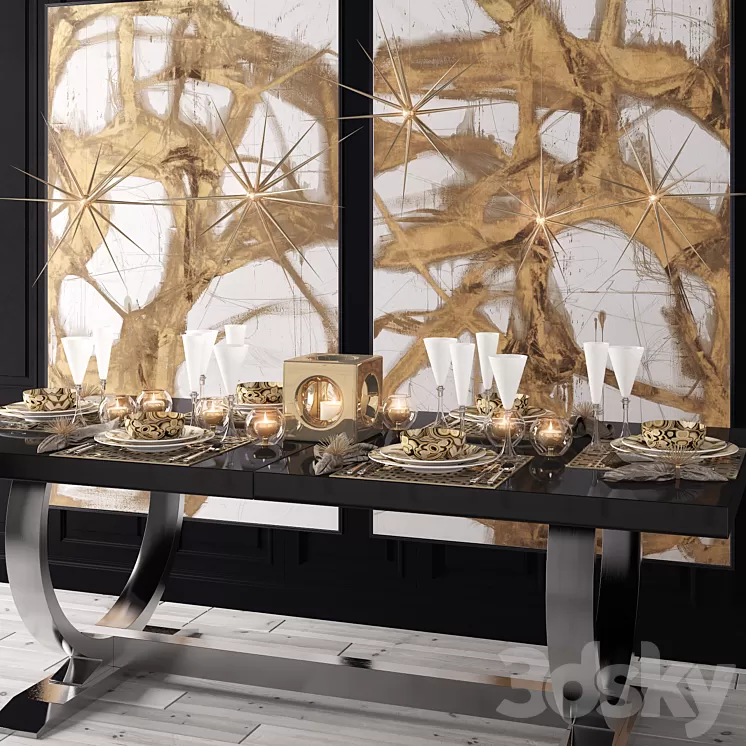 Dinnerware set 3D Model