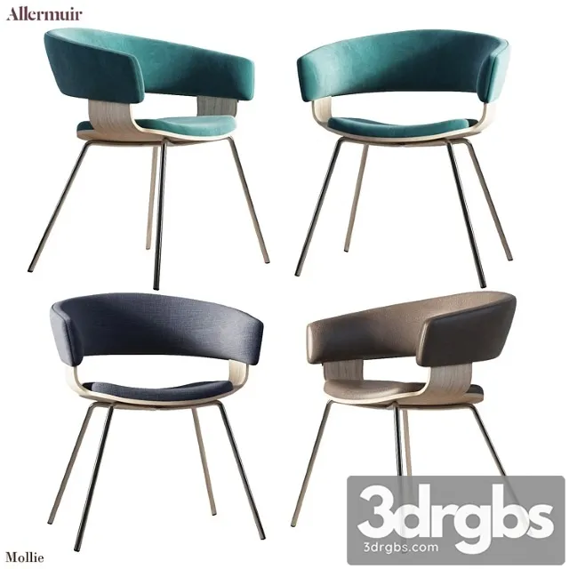 Dinning chair mollie a680 allermuir 2 3D Model Free