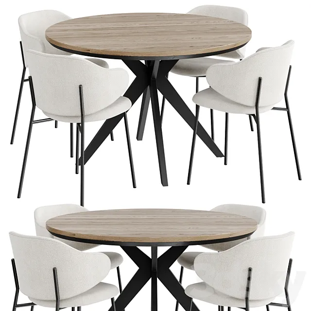Dinning Set 109 3D Model