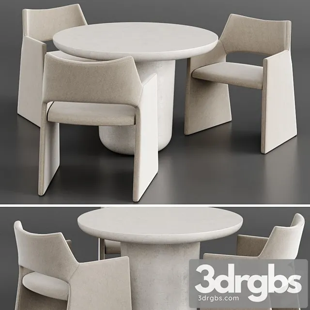Dinning Set 152 3D Model Free