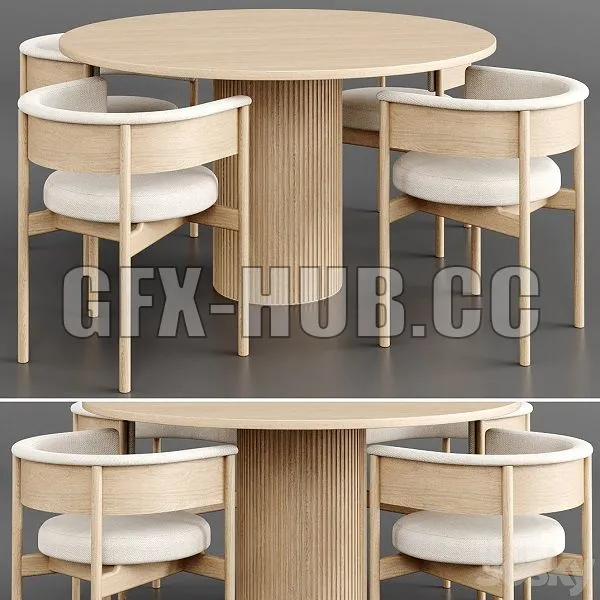 Dinning Set 39 3D Model