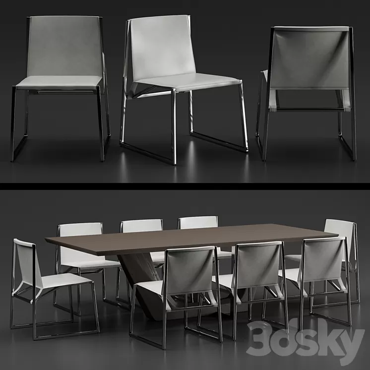 Dinning Set 3D Model