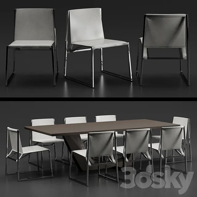 Dinning Set 3DModel