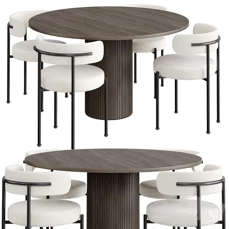 Dinning Set 44 3D Model