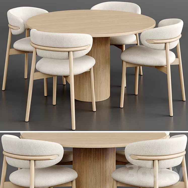 Dinning Set 59 3D Model