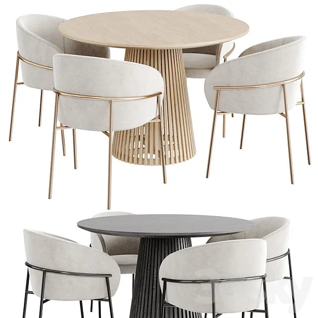 Dinning Set 98 3D Model