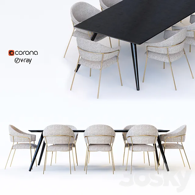 Dinning table 3DModel