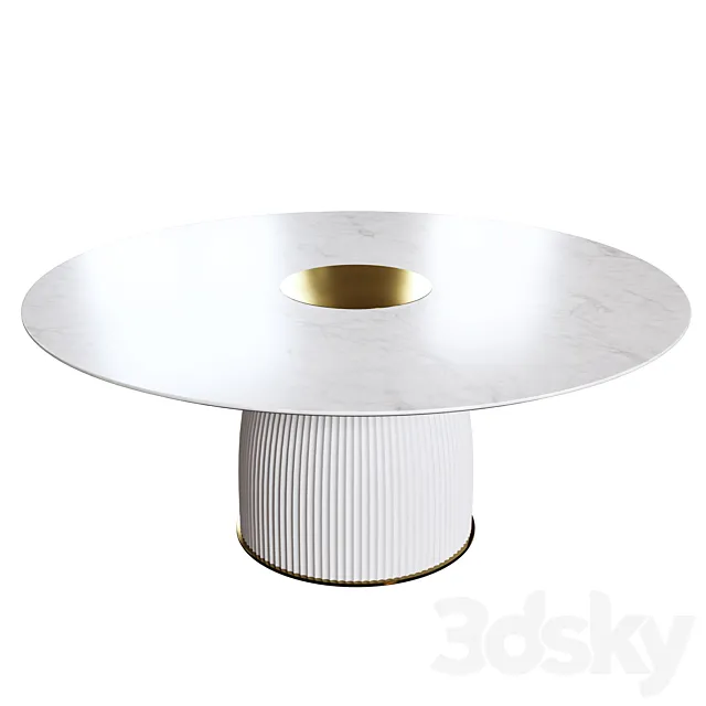 Dione table by Paolo Castelli 3D Model