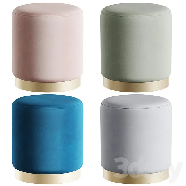 Dior pouf by Cosmo 3D Model