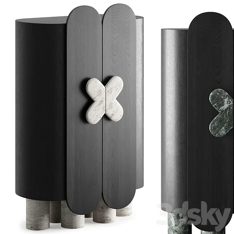 Diplopoda Cabinet By Appartement 2 3D Model Free