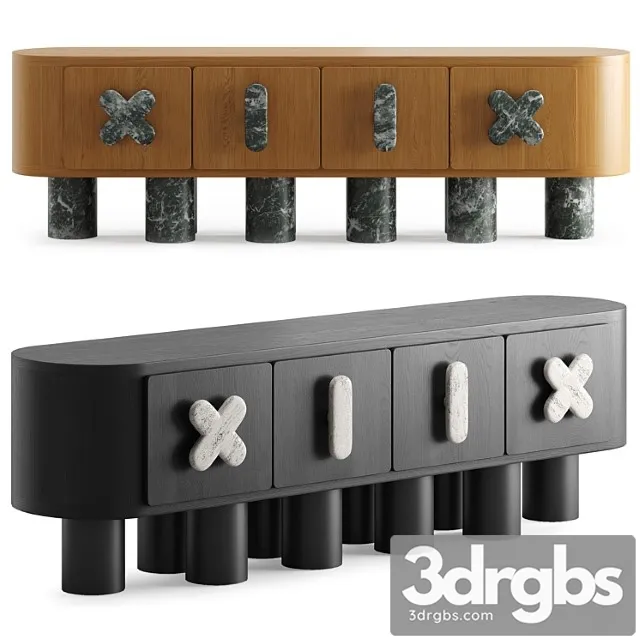 Diplopoda Sideboard By Appartement 2 3D Model Free