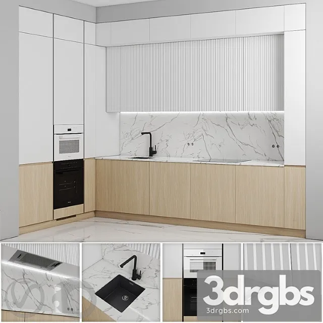 Direct kitchen rindr 3D Model Free