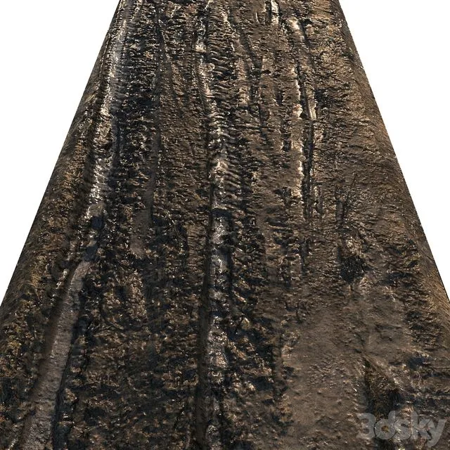 Dirt road material 05 3D Model