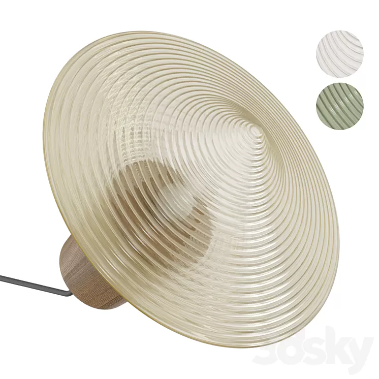 Disca T Table | Table lamp 3D Model Free