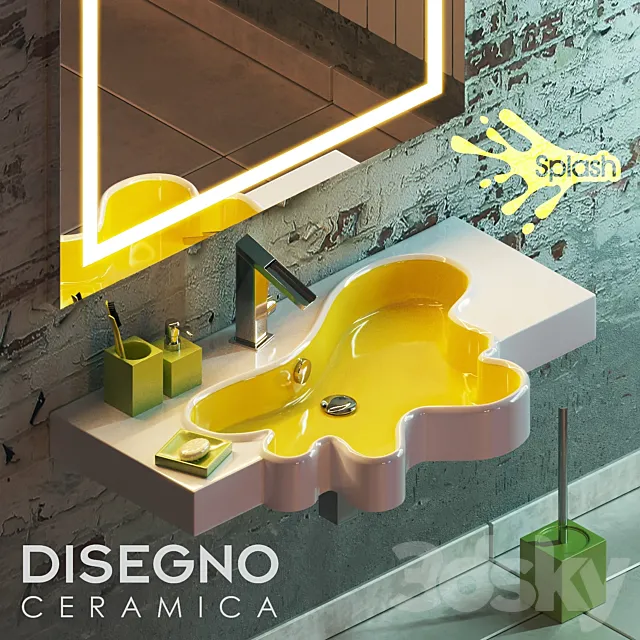 Disegno ceramica - Splash 150_1 3DModel